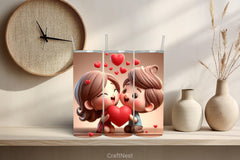 Valentine Tumbler Wrap Bundle 64 - CraftNest - Digital Crafting and Art