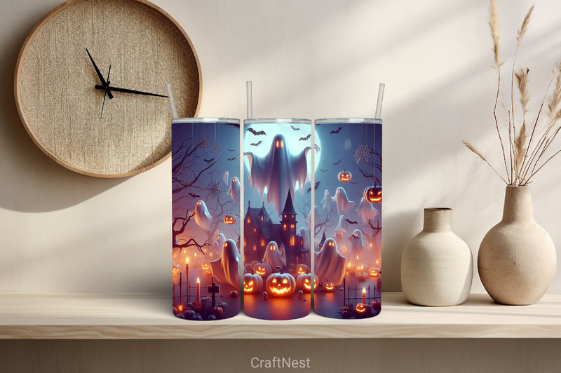 Halloween Tumbler Wrap Bundle 22 - CraftNest - Digital Crafting and Art