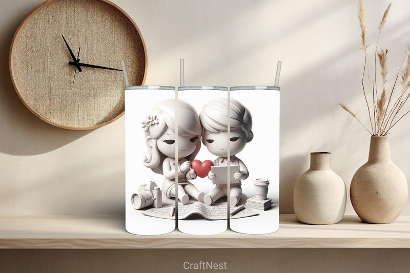 Valentine Tumbler Wrap Bundle 89 - CraftNest - Digital Crafting and Art