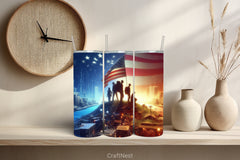 4th of July Tumbler Wrap Bundle 75 - CraftNest - Digital Crafting and Art