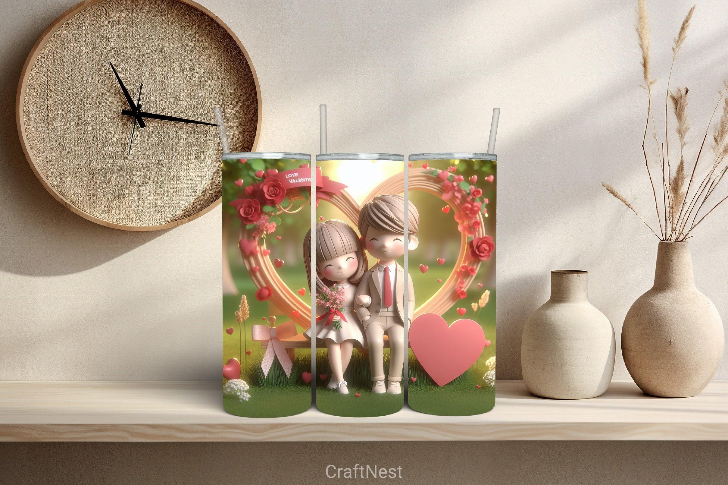 Valentine Tumbler Wrap Bundle 46 - CraftNest - Digital Crafting and Art