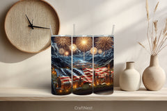 4th of July Tumbler Wrap Bundle 147 - CraftNest - Digital Crafting and Art