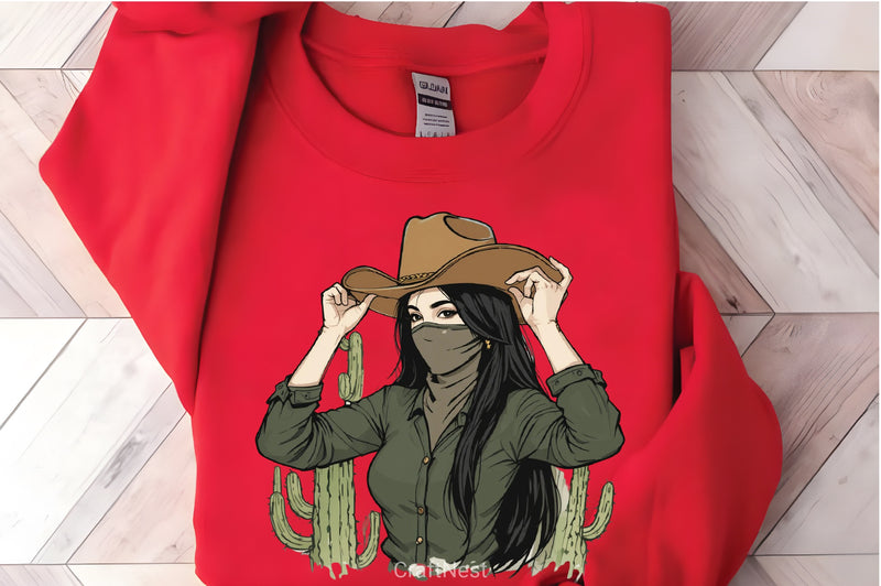 Cowgirl Woman Clipart Bundle 6 - CraftNest - Digital Crafting and Art