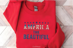 America The Beautiful Shirt & 4th of July Clipart Bundle - CraftNest - Digital Crafting and Art