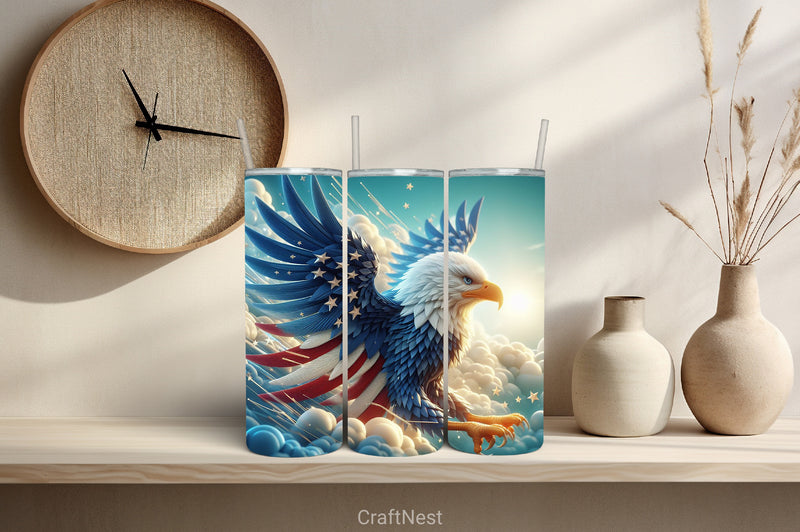4th of July Tumbler Wrap Bundle 124 - CraftNest - Digital Crafting and Art