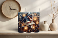 4th of July Tumbler Wrap Bundle 60 - CraftNest - Digital Crafting and Art