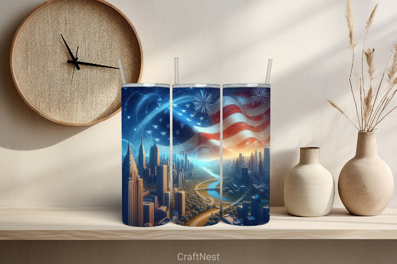 4th of July Tumbler Wrap Bundle 7 - CraftNest - Digital Crafting and Art