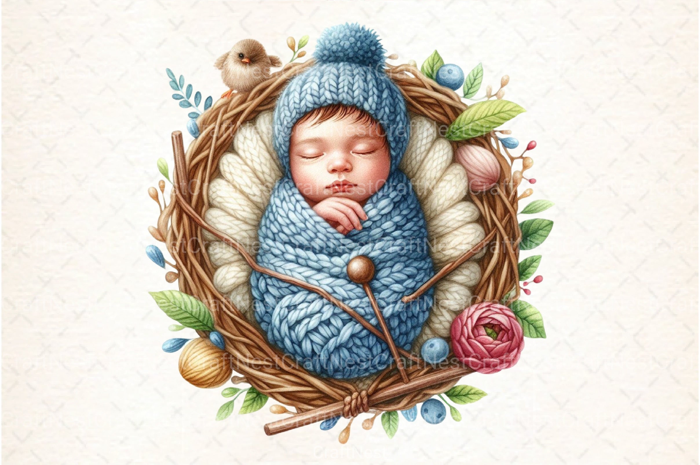 Soft & Warm Mother's Love Clipart Bundle 2 - CraftNest - Digital Crafting and Art