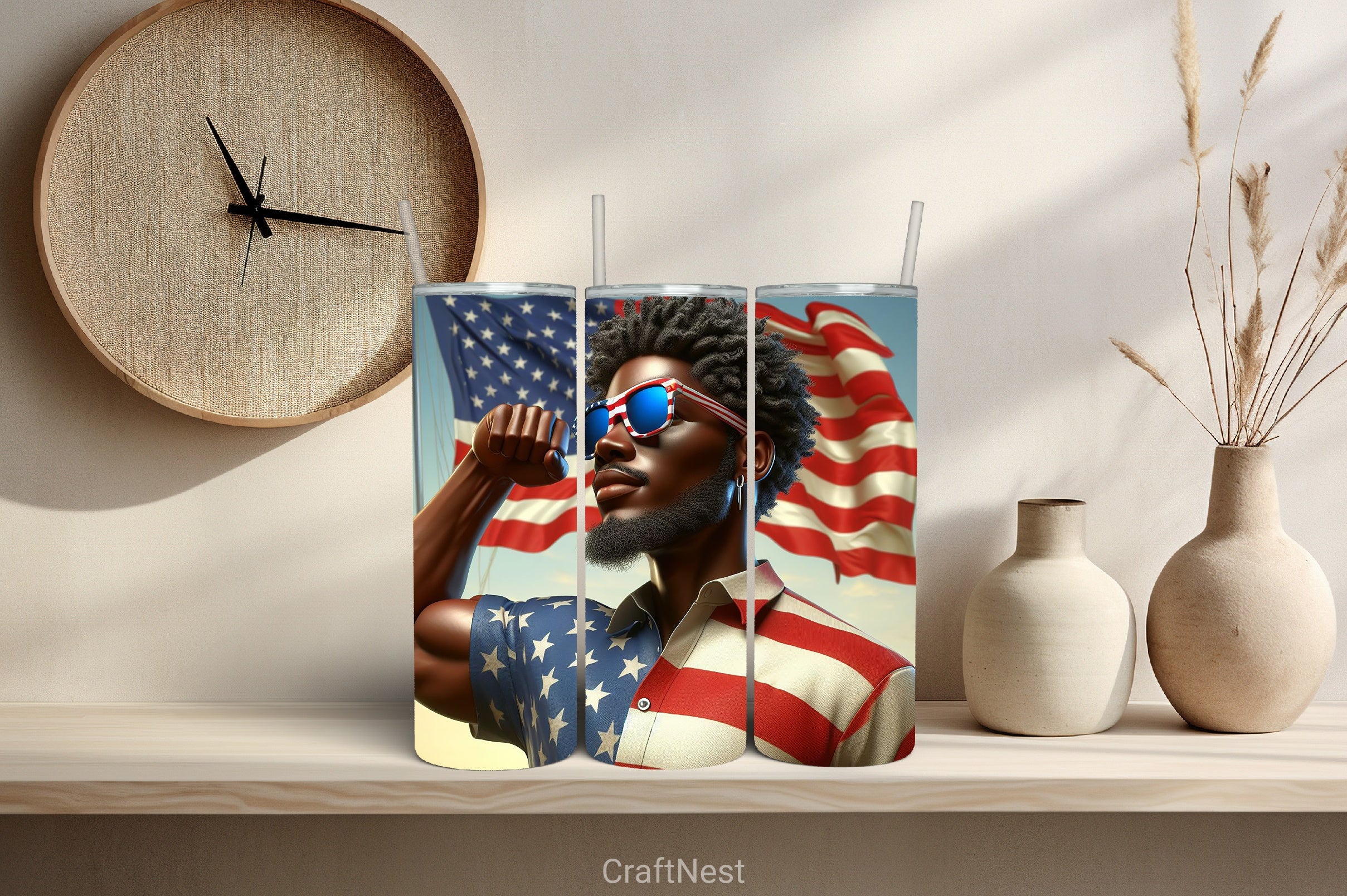4th of July Tumbler Wrap Bundle 58 - CraftNest - Digital Crafting and Art