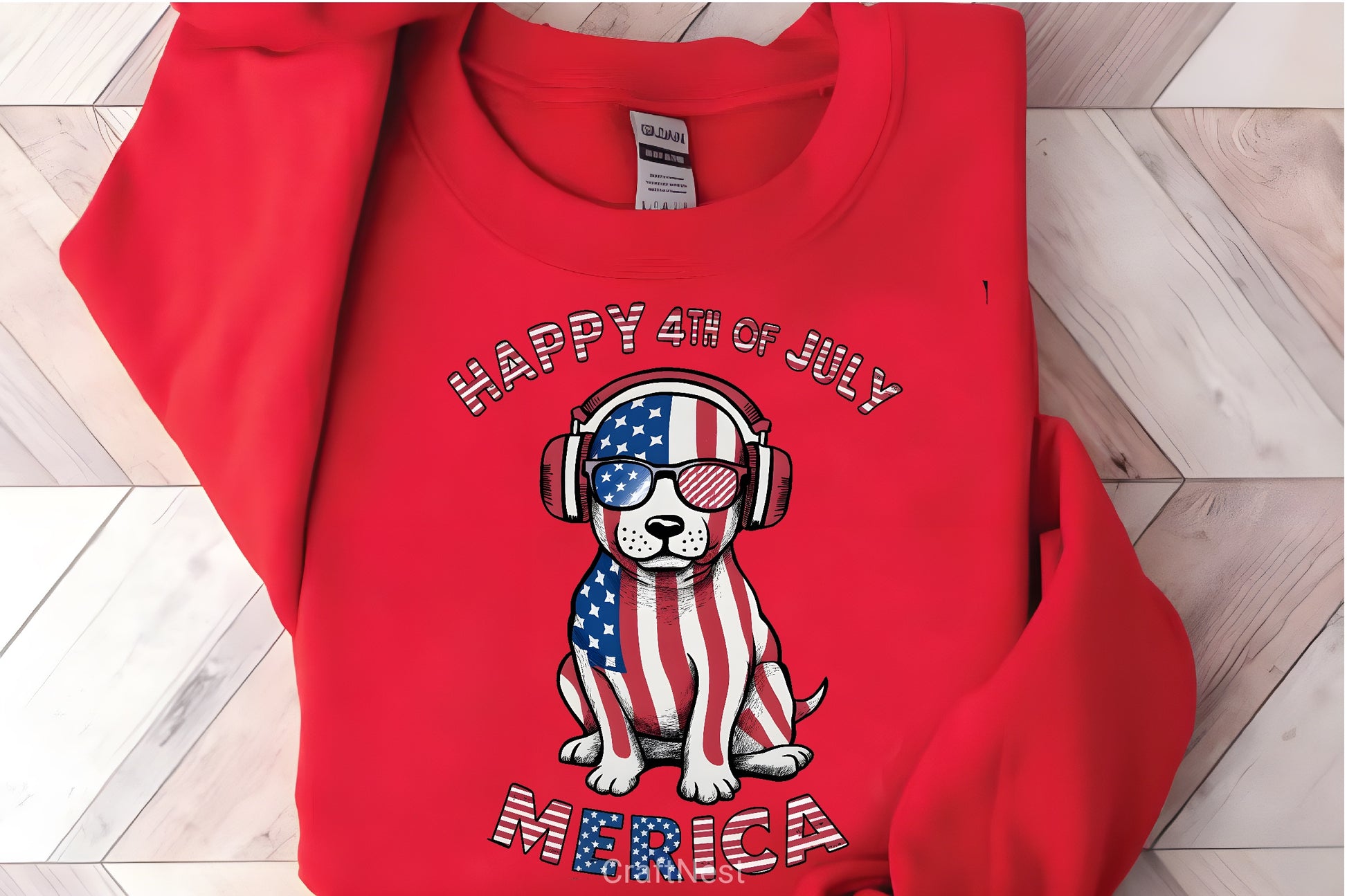 Happy 4th July Dog Clipart Bundle - CraftNest - Digital Crafting and Art