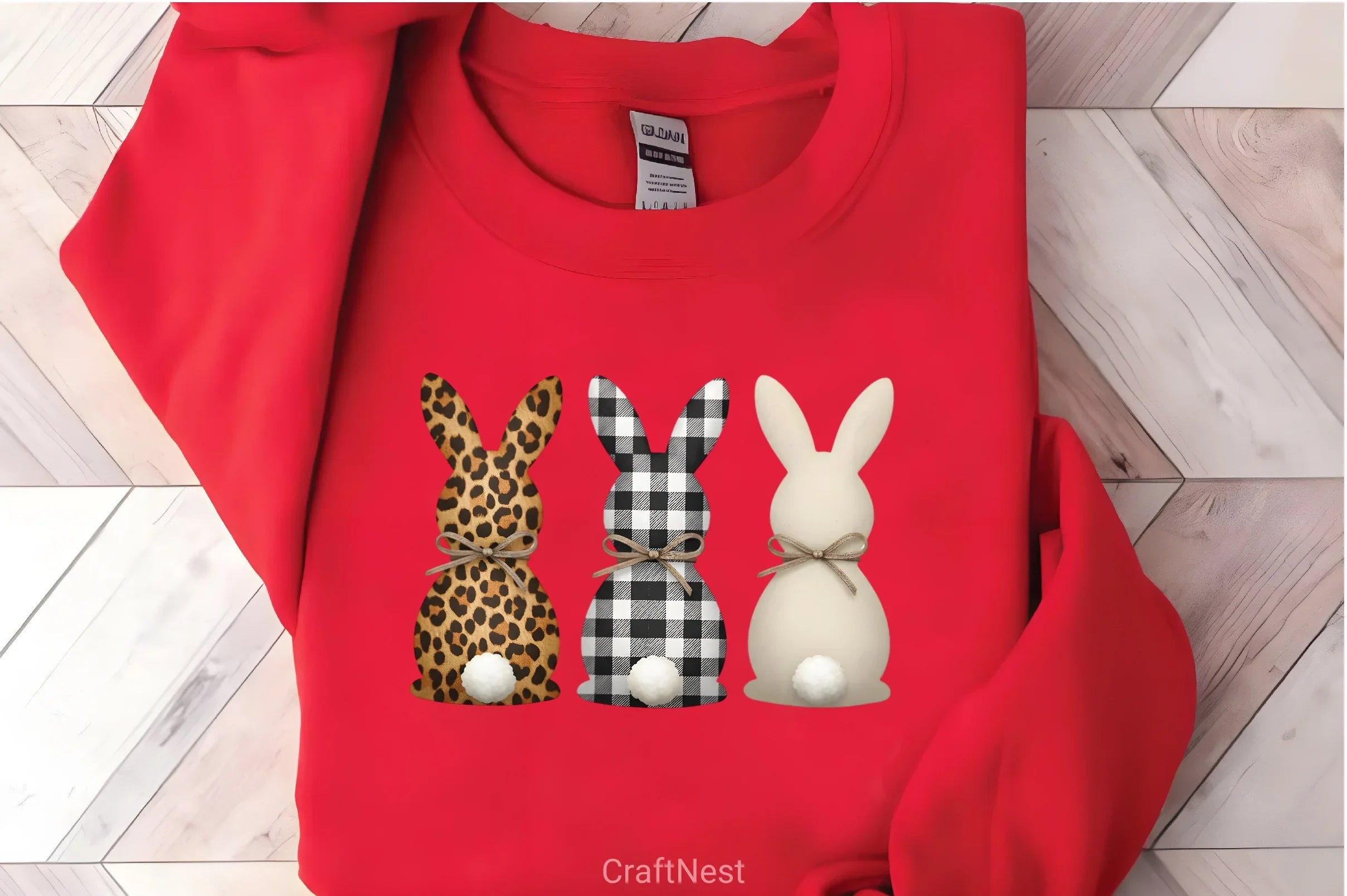 Girly Easter Bunny Clipart Bundle - CraftNest - Digital Crafting and Art