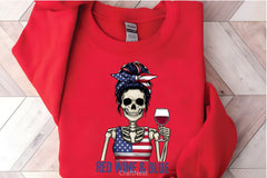 4th of July Wine & Blue Clipart Bundle 1 - CraftNest - Digital Crafting and Art