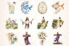 Christian Easter Clipart Bundle Collection - CraftNest - Digital Crafting and Art