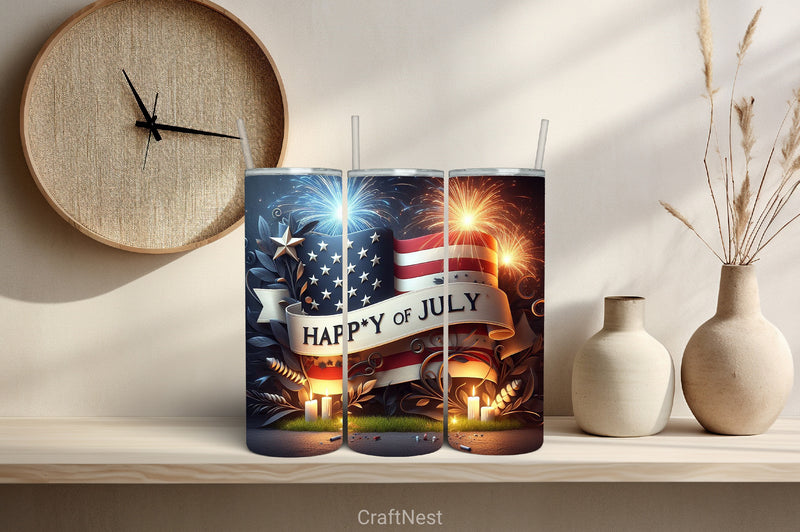 4th of July Tumbler Wrap Bundle 97 - CraftNest - Digital Crafting and Art