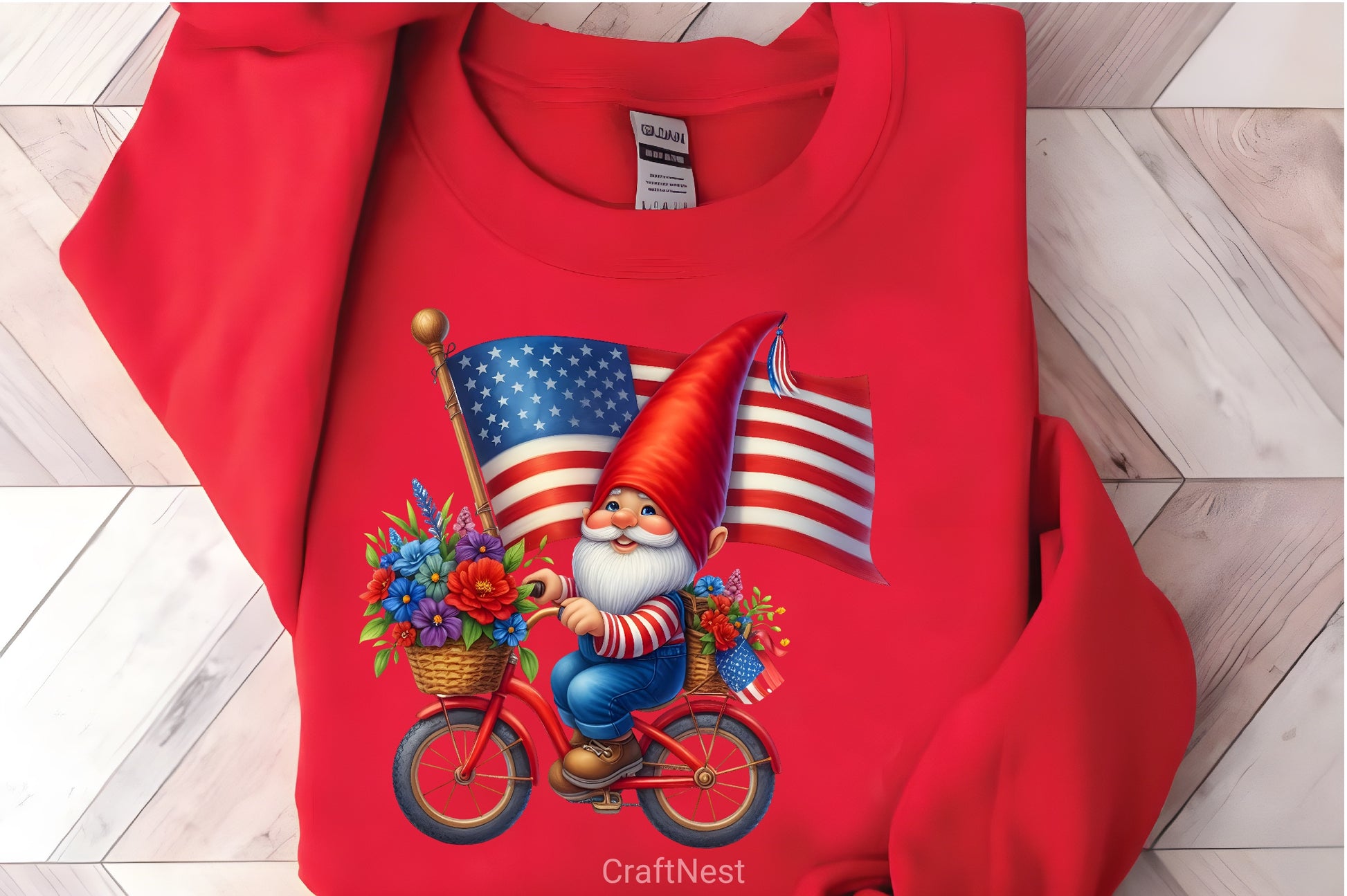 Memorial Day Gnomes Clipart Bundle 3 - CraftNest - Digital Crafting and Art