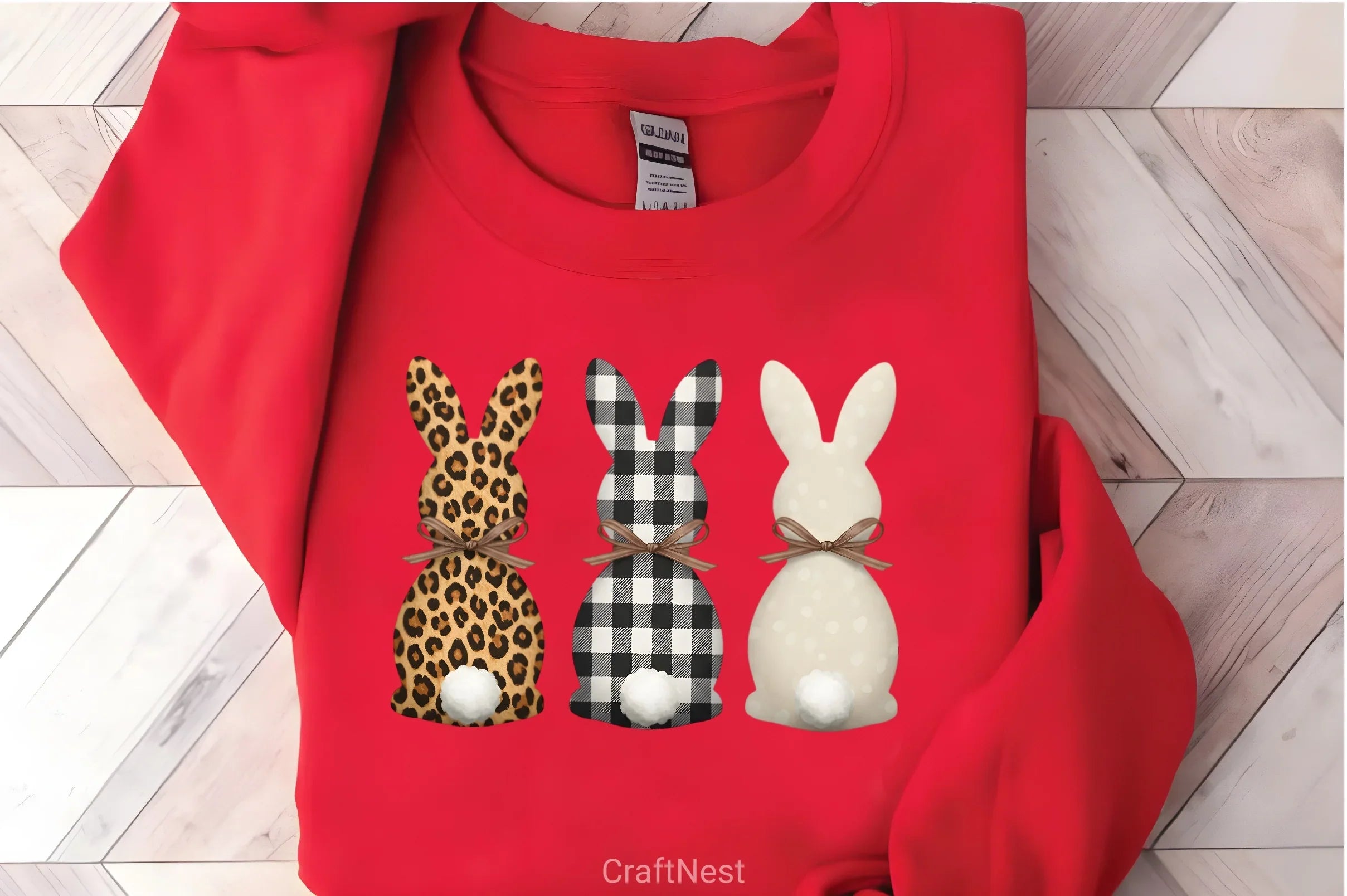 Girly Easter Bunny Clipart Bundle 41 - CraftNest - Digital Crafting and Art