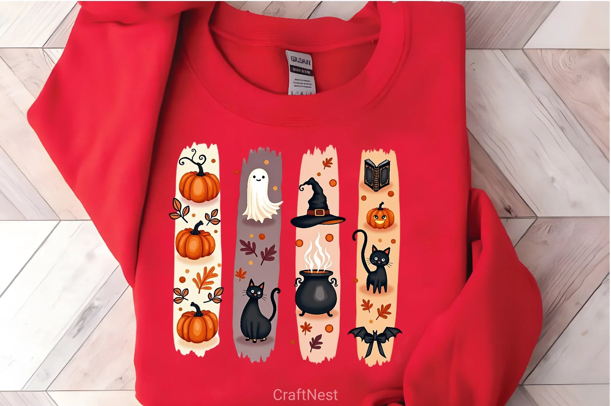 Halloween Brushstroke Collage Clipart Bundle - CraftNest - Digital Crafting and Art