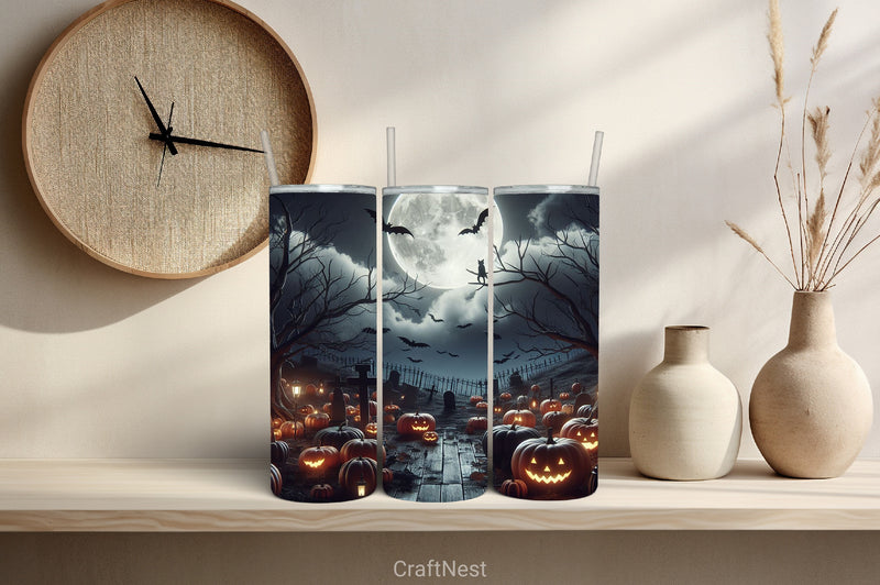 Halloween Tumbler Wrap Bundle 37 - CraftNest - Digital Crafting and Art