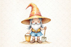 Beach Gnomes Clipart Bundle 99 - CraftNest - Digital Crafting and Art