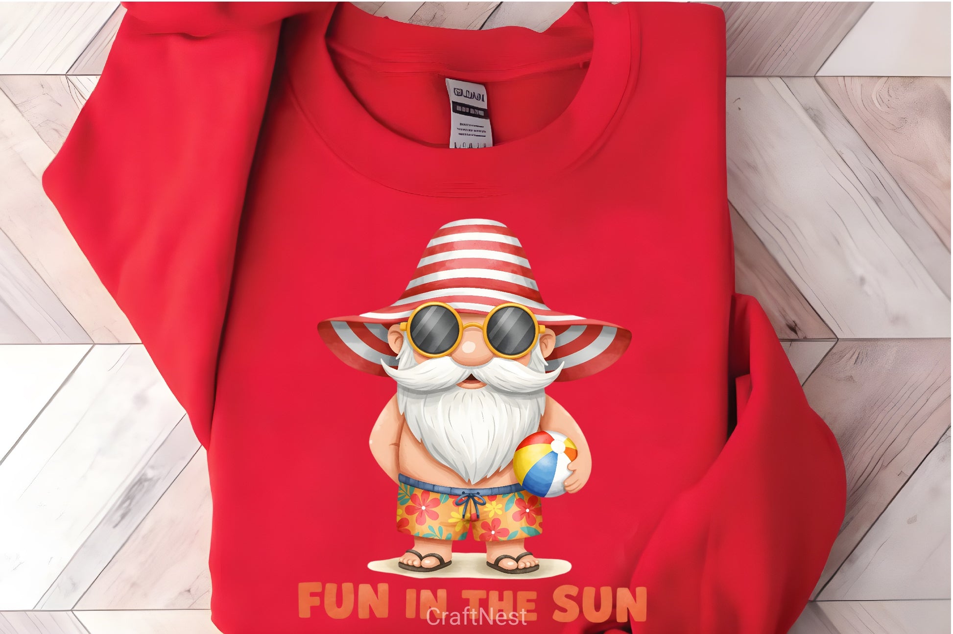 Fun In The Sun: Summer Gnome Clipart Bundle - CraftNest - Digital Crafting and Art