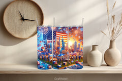 4th of July Tumbler Wrap Bundle 21 - CraftNest - Digital Crafting and Art