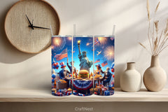 4th of July Tumbler Wrap Bundle 30 - CraftNest - Digital Crafting and Art