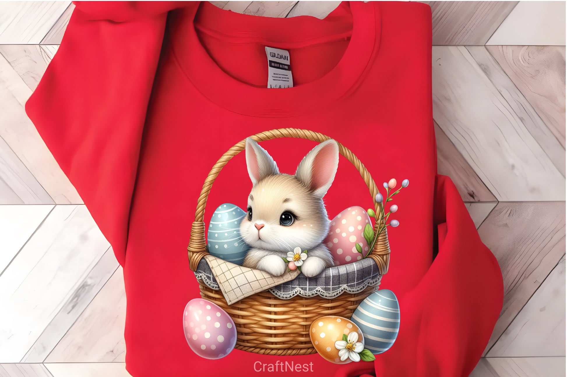 Cute Pink Easter Clipart Bundle - CraftNest - Digital Crafting and Art