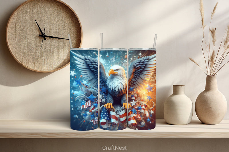 4th of July Tumbler Wrap Bundle 121 - CraftNest - Digital Crafting and Art