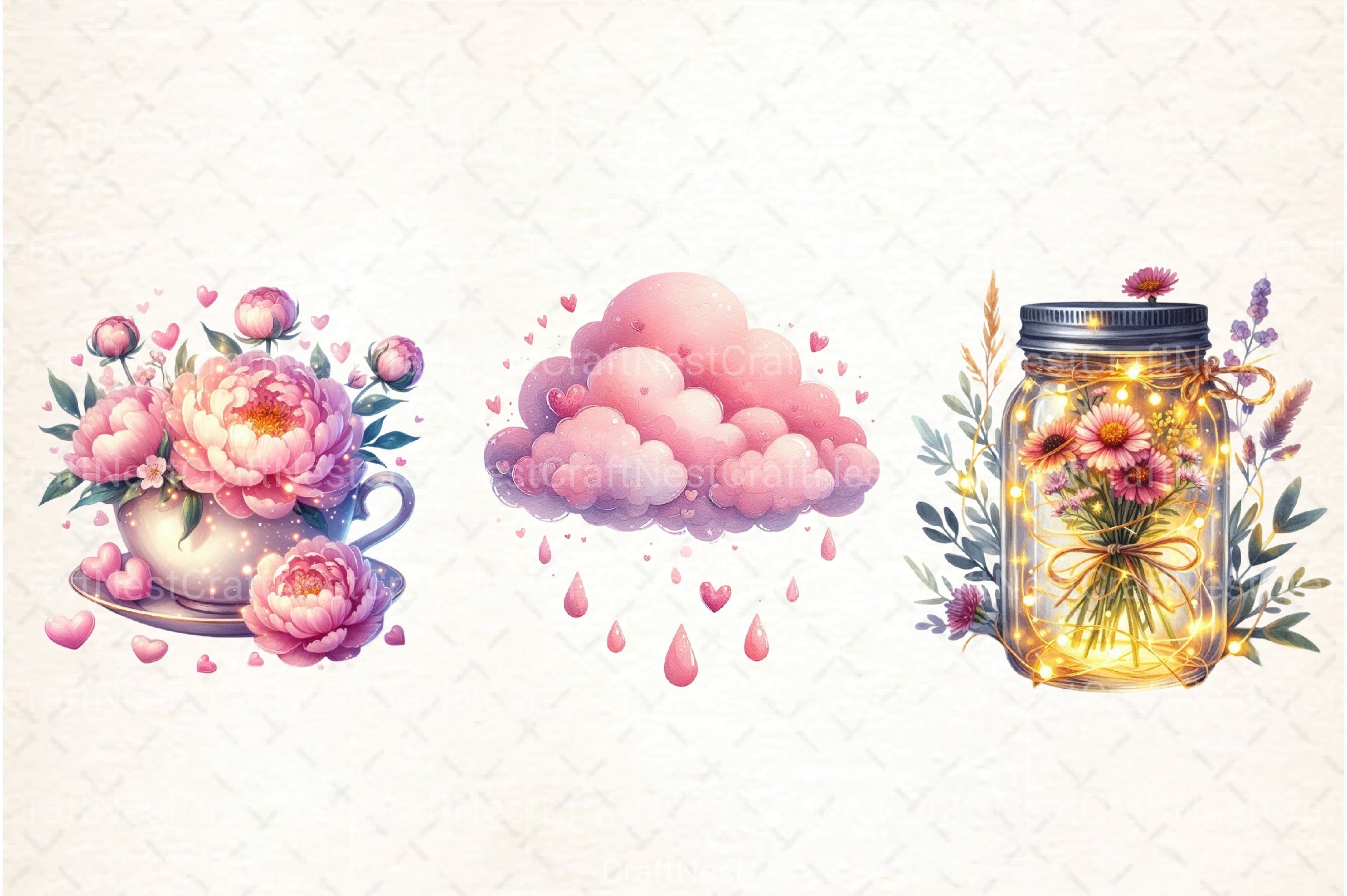 Whimsical Mother's Day Art Clipart Bundle - CraftNest - Digital Crafting and Art