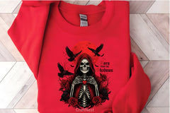 Red Moon Skeleton & Crows Clipart Bundle - CraftNest - Digital Crafting and Art