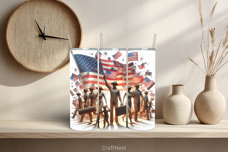 4th of July Tumbler Wrap Bundle 78 - CraftNest - Digital Crafting and Art