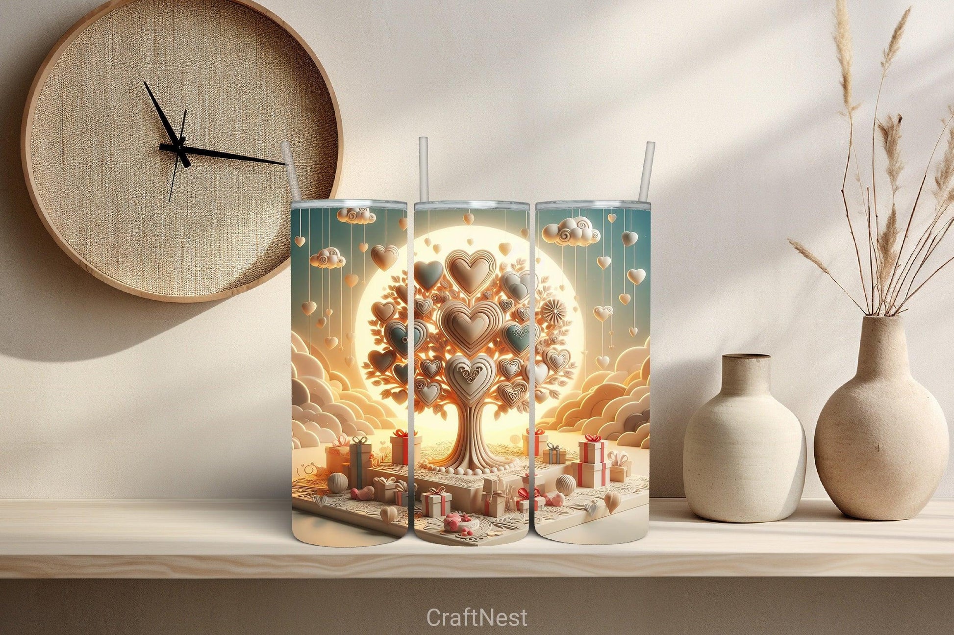 Valentine Tumbler Wrap Bundle 55 - CraftNest - Digital Crafting and Art