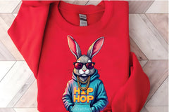 Hip Hop Bunny Easter Clipart Bundle 2 - CraftNest - Digital Crafting and Art