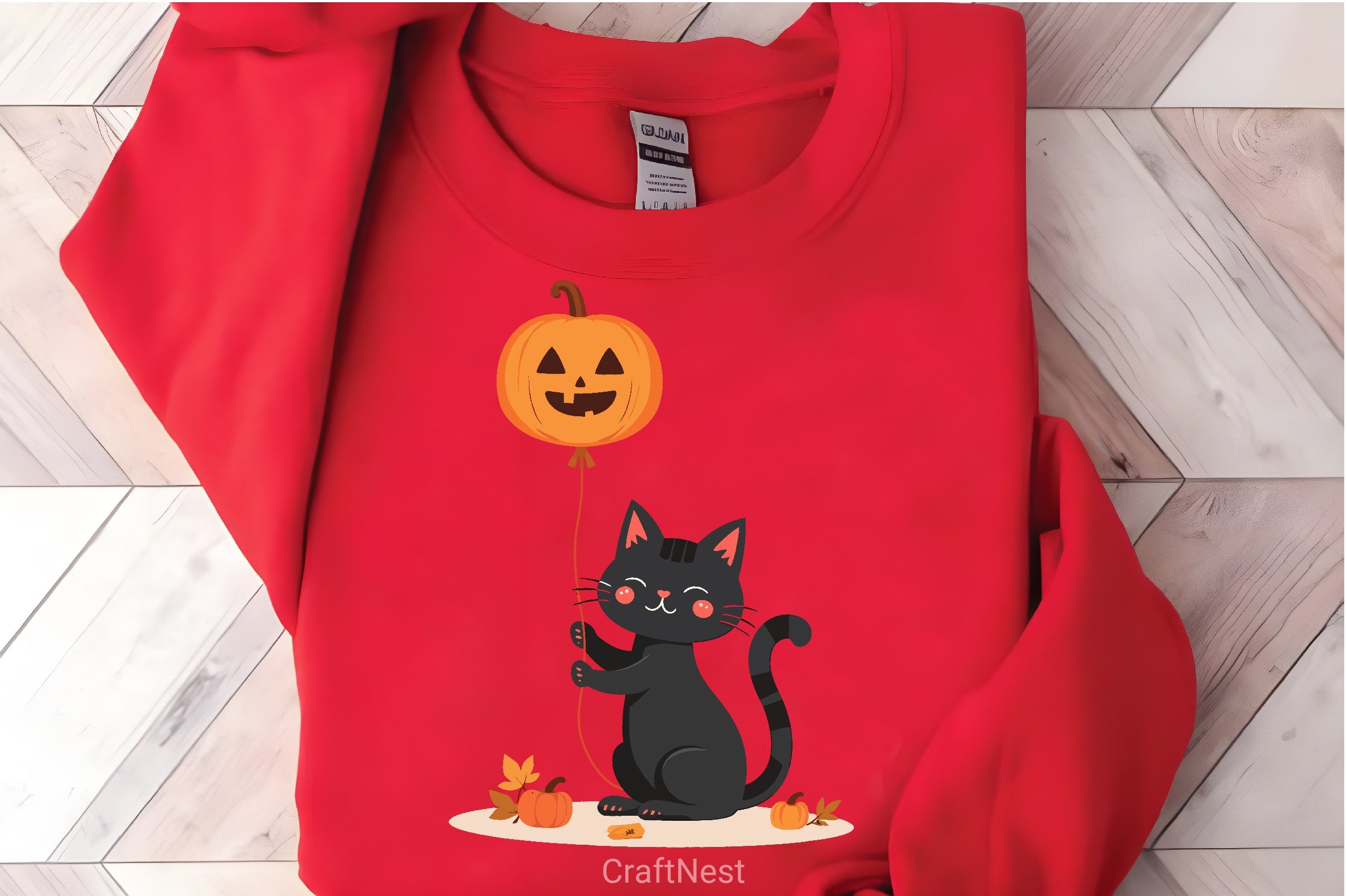 Black Cat with Jack O Lantern Balloon Clipart Bundle - CraftNest - Digital Crafting and Art