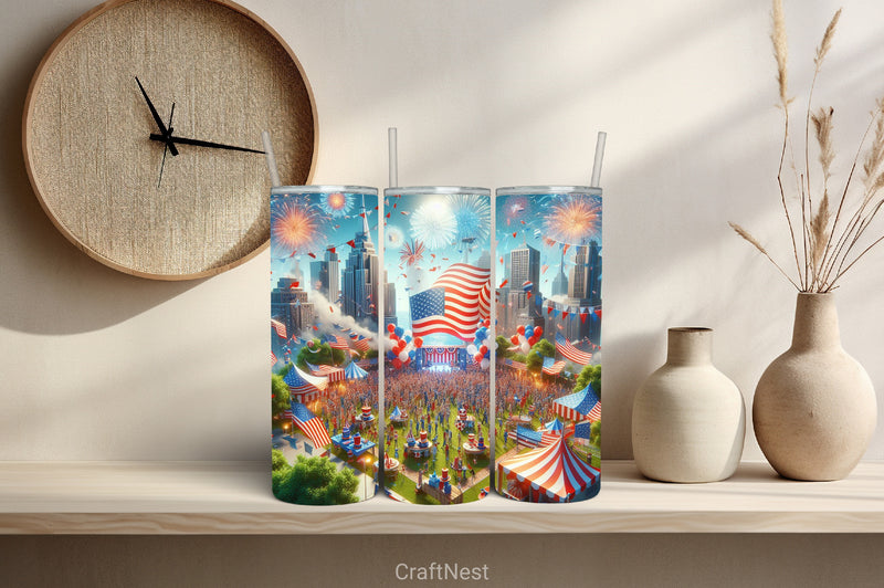 4th of July Tumbler Wrap Bundle 101 - CraftNest - Digital Crafting and Art
