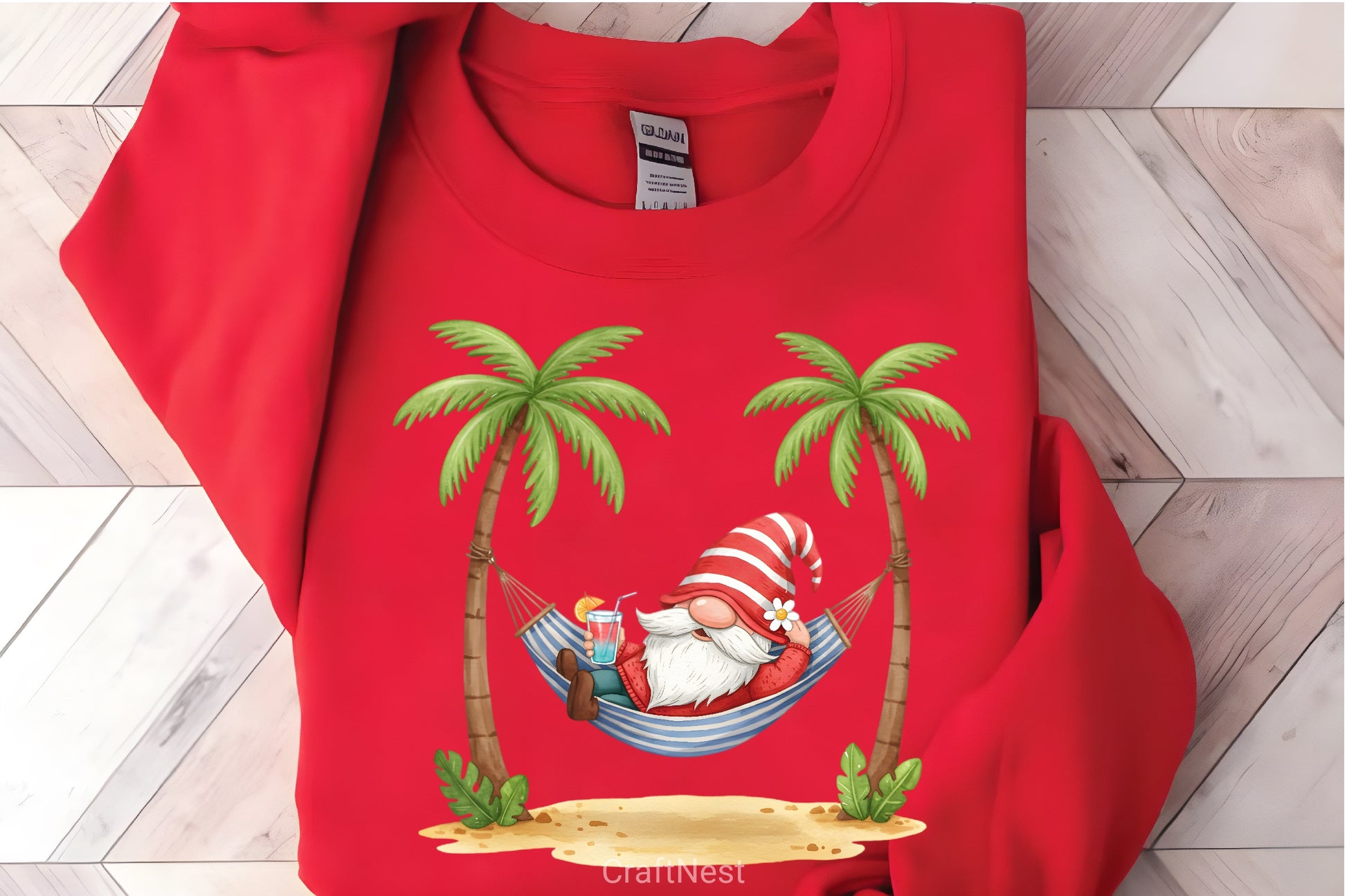 Hammock Time Summer Gnome Clipart Bundle - CraftNest - Digital Crafting and Art