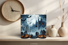 Halloween Tumbler Wrap Bundle 64 - CraftNest - Digital Crafting and Art