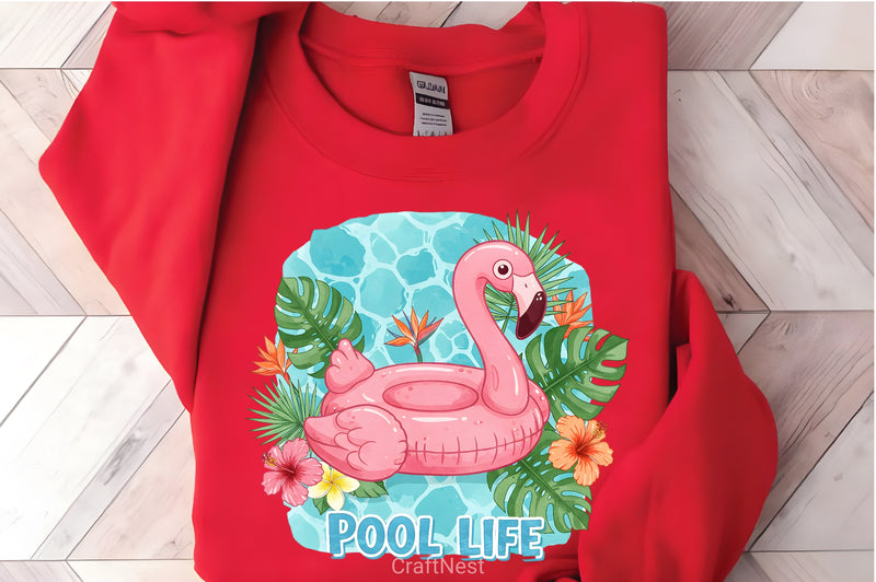Pool Life Summer Clipart Bundle - CraftNest - Digital Crafting and Art