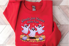 Pastel Ghosts Fall Leaves Clipart Bundle 5 - CraftNest - Digital Crafting and Art