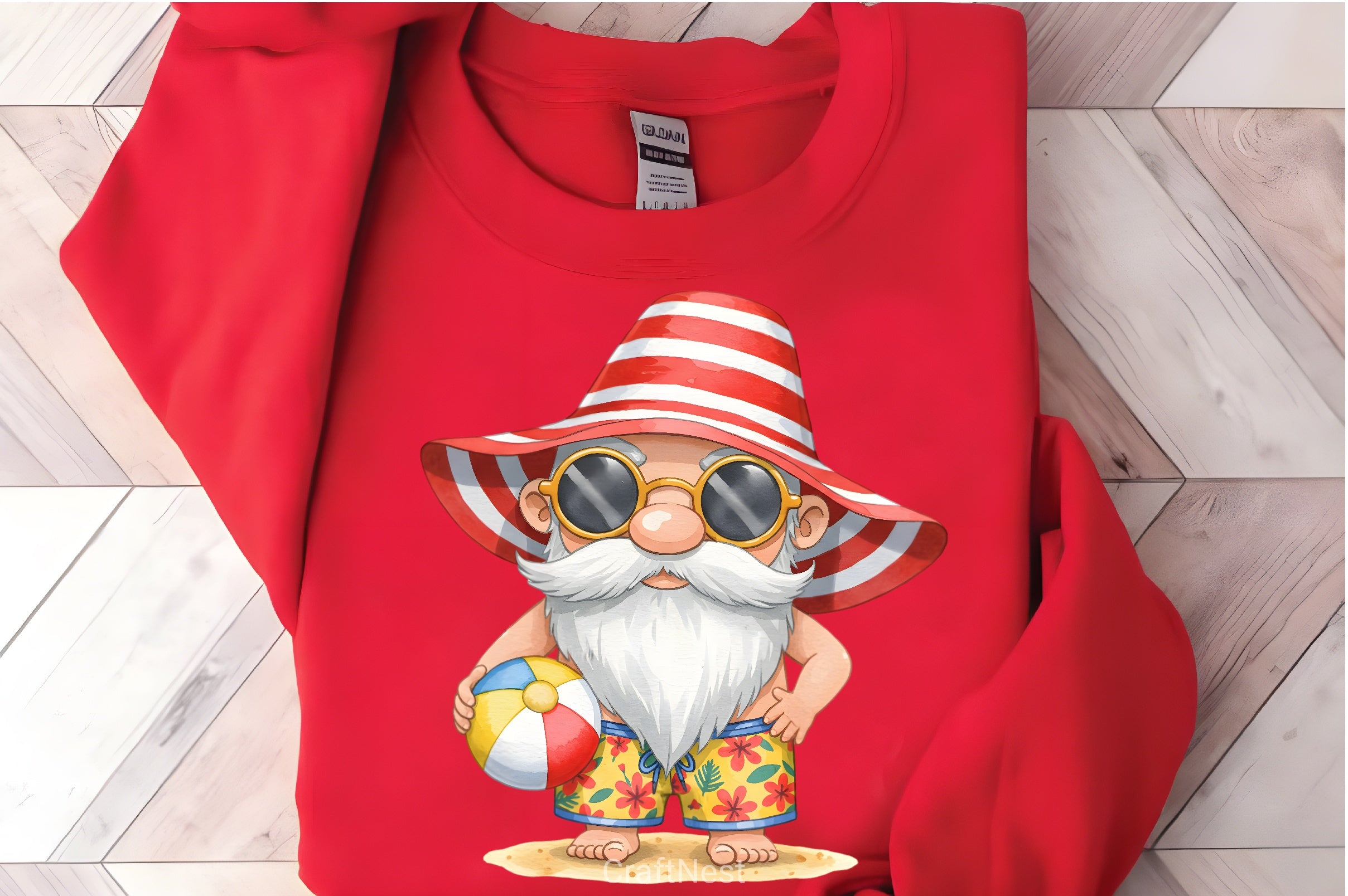 Fun In The Sun Gnome Clipart Bundle - CraftNest - Digital Crafting and Art