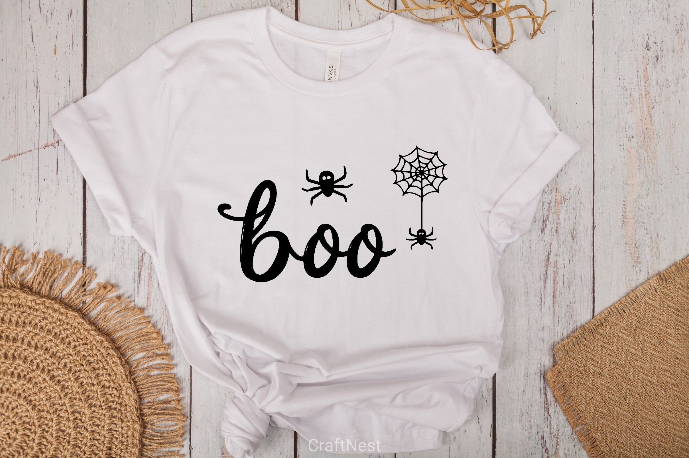 Black Script Boo Halloween Clipart Bundle - CraftNest - Digital Crafting and Art