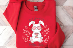 Retro Easter Bunny Iced Coffee Clipart - CraftNest - Digital Crafting and Art