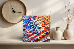 4th of July Tumbler Wrap Bundle 59 - CraftNest - Digital Crafting and Art