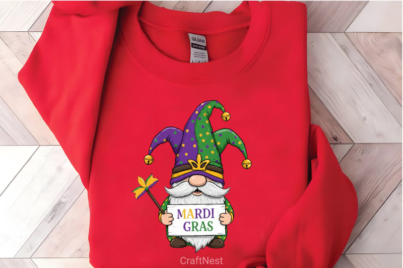 Mardi Gras Gnome Clipart Bundle - CraftNest - Digital Crafting and Art