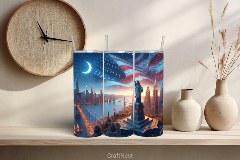 4th of July Tumbler Wrap Bundle 56 - CraftNest - Digital Crafting and Art