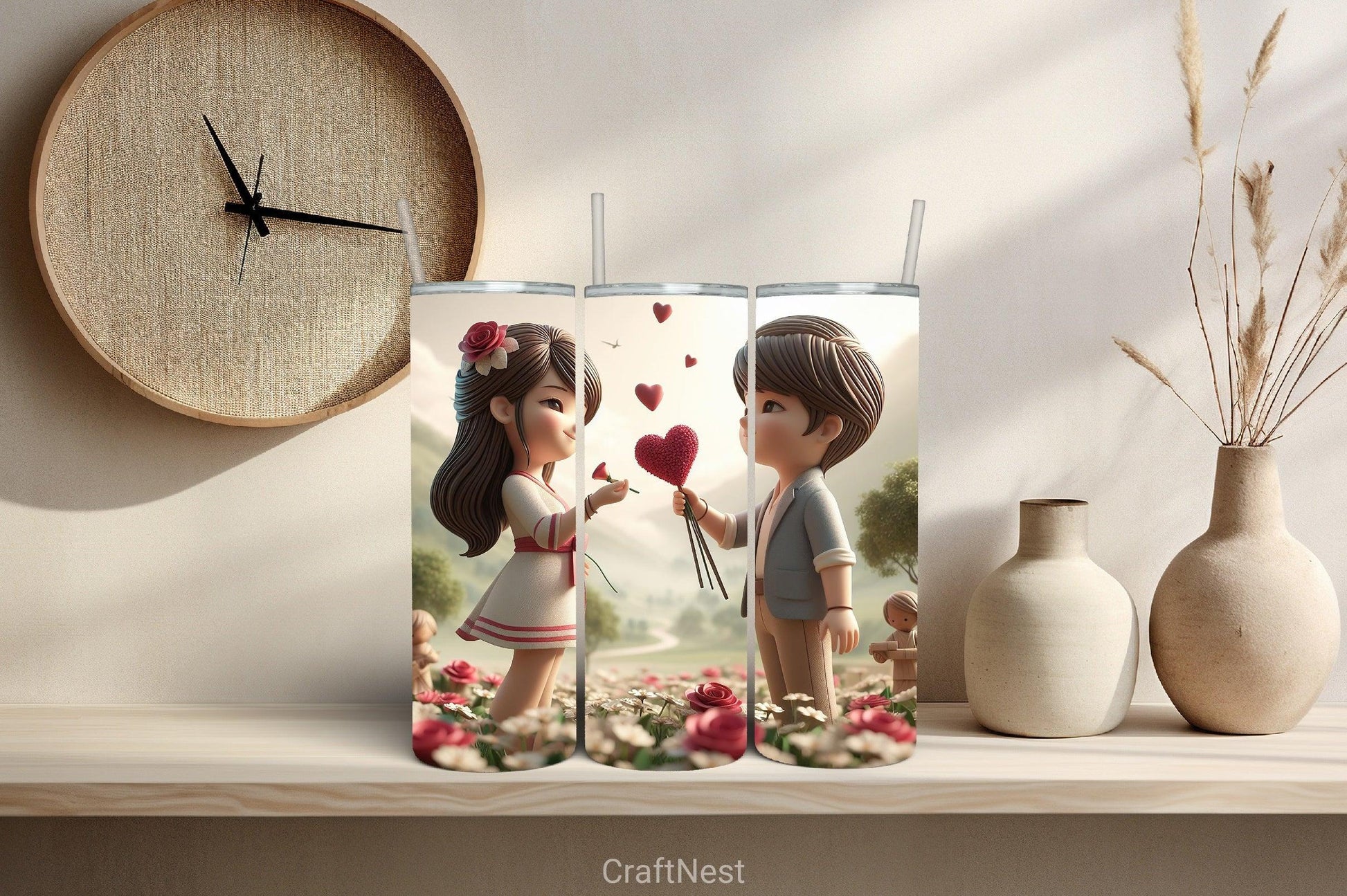 Valentine Tumbler Wrap Bundle 75 - CraftNest - Digital Crafting and Art