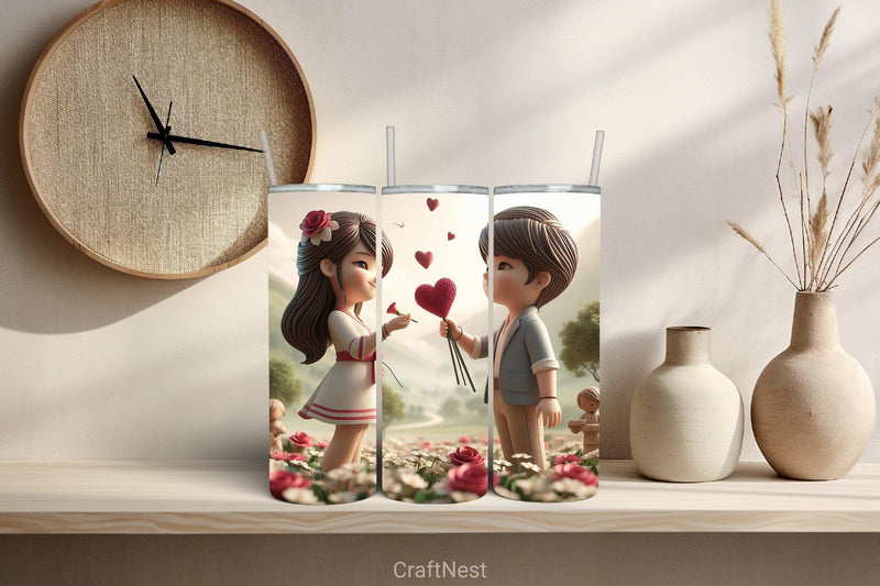 Valentine Tumbler Wrap Bundle 75 - CraftNest - Digital Crafting and Art