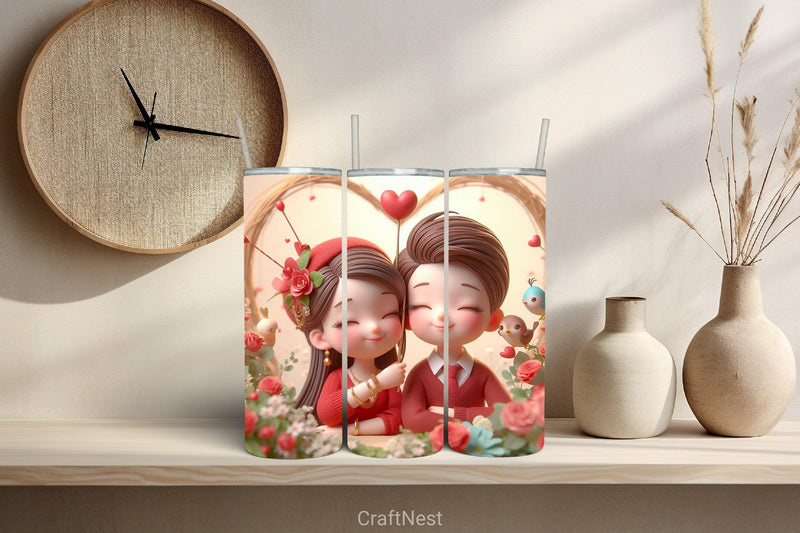 Valentine Tumbler Wrap Bundle 36 - CraftNest - Digital Crafting and Art