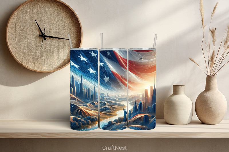 4th of July Tumbler Wrap Bundle 19 - CraftNest - Digital Crafting and Art