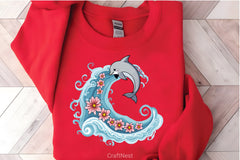 Playful Dolphin Clipart Bundle - CraftNest - Digital Crafting and Art